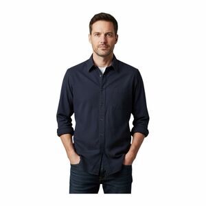 Pierre Cardin Men’s Black Shirt Size 17 34/35